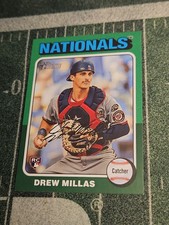 Drew Millas Rookie Card 🟢 GREEN BORDER 🟢 Heritage 2024 (RC) 💥 Nationals