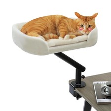 PAWZ Road Cat Desk Bed for Indoor Cats, Cat Bed for Desk Supports Up to 50 lb...