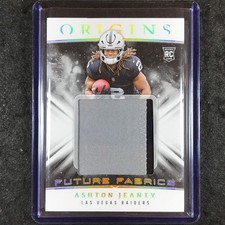2025 Origins Football ASHTON JEANTY Future Fabrics Rookie Patch Relic 184/199
