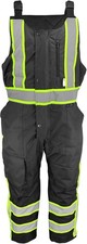 Global Glove Insulated Winter Bibs with Water-Resistant Finish XL