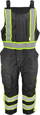 Global Glove Insulated Winter Bibs with Water-Resistant Finish XL