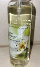 Bath & Body Works Pear Blossom Fragrance Mist Splash 4oz Purse Size
