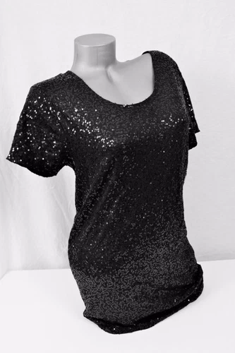 UNDERCOVER NUOVO MINI ABITO VICTORIAS SECRET TOP MODEL ESSENTIALS NERO PAILLETTES XS $108