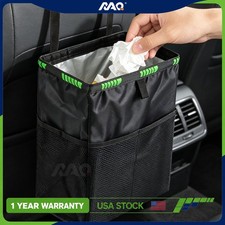 Waterproof Car Trash Can Garbage Waste Bin Bag Organizer Vehicle Travel Portable