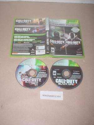 Call of Duty: Black Ops I and II Combo Pack both games for MICROSOFT XBOX 360