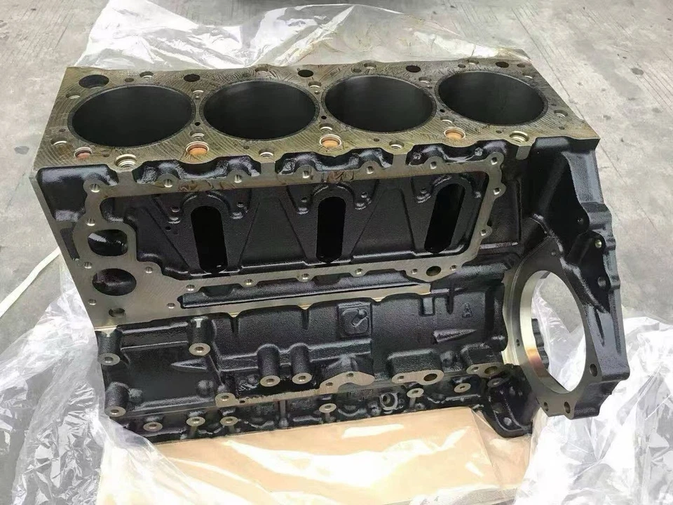 Depósito parcial Isuzu 4HK1 motor bloque de cilindros excavadora uso Hitachi Sany Foto 2 de 4