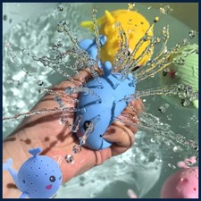 Baby Bath Toys Sponge Water Absorbing Whale Squeezing Stress Relief Toys Summer