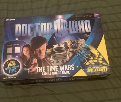 Doctor Who The Time Wars Family Board Game Flip Board Complete Imagination 2010