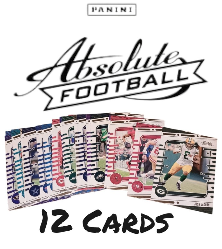 Lot Of 12 2024 Panini Absolute Football Cards