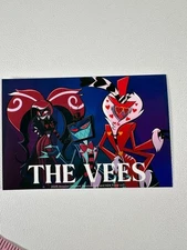 Hazbin Hotel Ikebukuro Pop Up Shop Promotional Sticker Vox Velvette Valentino