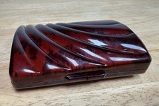 Vintage Lucite Light Up Compact Mirror Make Up Brush Set M UK Design Complete