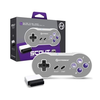 Hyperkin Scout Premium BT Wireless Bluetooth Controller for SNES/PC/Mac/Android