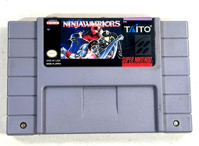 Ninja Warriors (Super Nintendo, 1994) SNES Authentic Tested