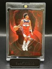 2024-25 Panini Silhouettes AJ Johnson FOTL Red /17 RC