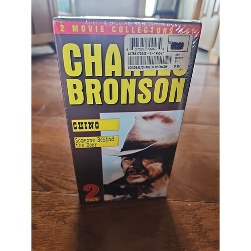 Charles Bronson 2 Movie Collectors Set New VHS Chino Someone Behind The Door - Picture 5 of 5