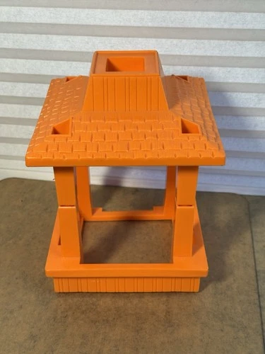 Fisher Price Little People Zoo ORANGE GAZEBO AVIARY PART Replacement #916 Vtg