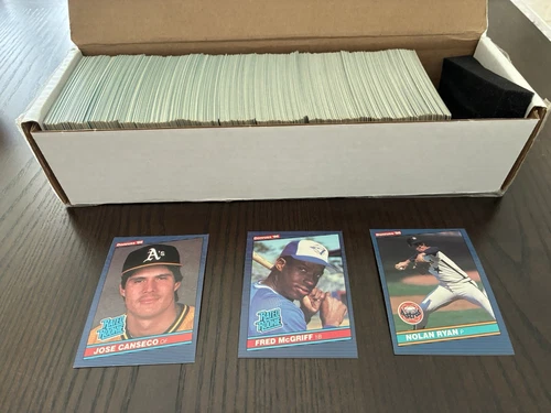 1986 DONRUSS COMPLETE SET JOSE CANSECO FRED McGRIFF ROOKIES NRMT B