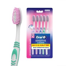 Oral-B Everyday Care Ultra Soft Toothbrush Adult Manual Family 5Pcs Multi Colour