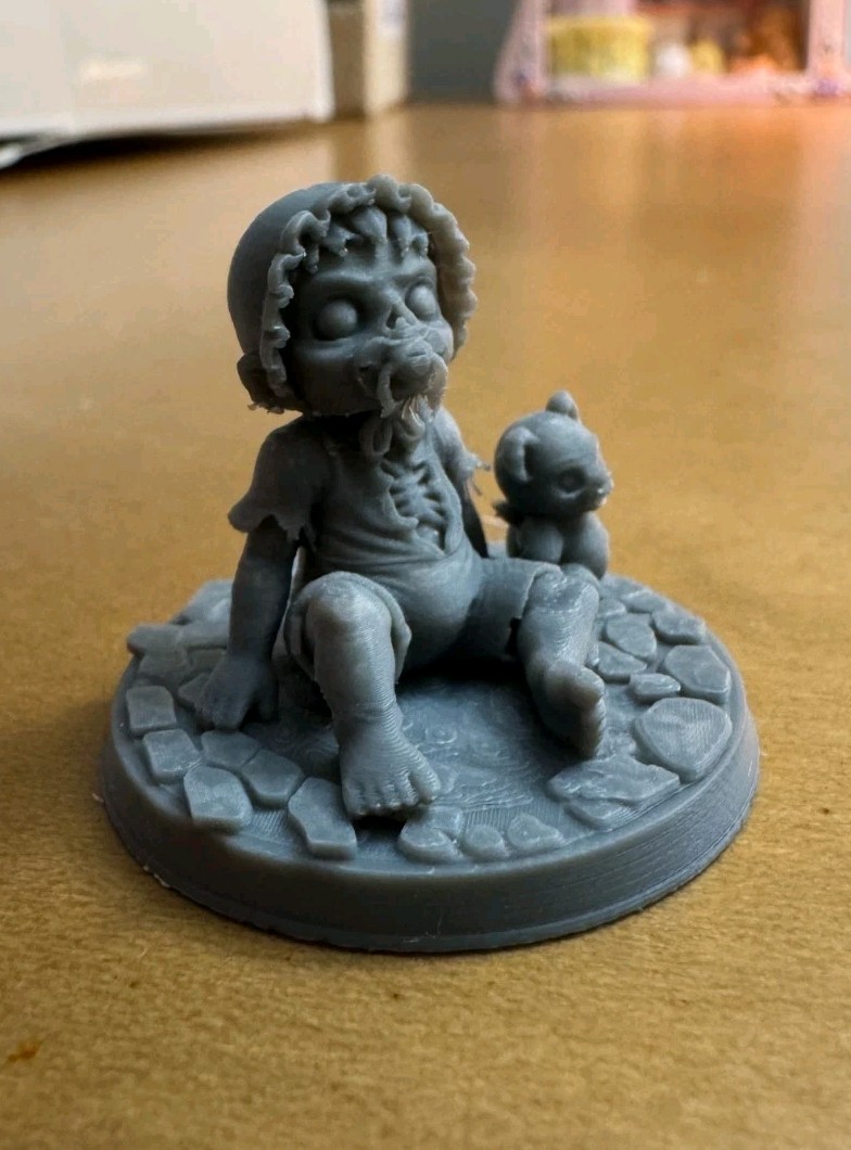 Baby Zombie &ndash; 32mm FDM Fillament  Miniature 
