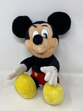 Disneyland Vintage Mickey Mouse Plush Stuffed Toy 80s 90s Walt Disney World