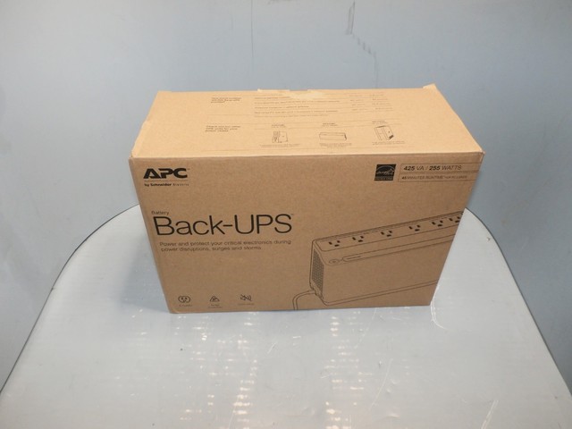 APC BE425M 6 Outlets 425VA 120V 180J Battery Back-UPS and ...