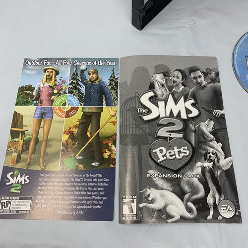 Los Sims 2 Mascotas Paquete de Expansión PC Windows 2006 Windows Completo Todos los Discos y Manual - Imagen 10 de 10