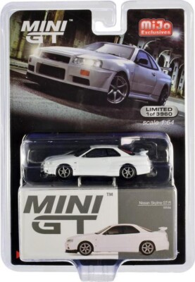Mini GT Nissan Skyline GT-R (R34) V-Spec JDM 1:64 Scale Die