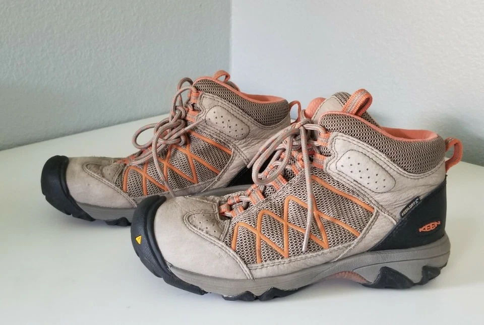 Botas de senderismo Keen Verdi II para mujer talla 7. Tostado/Naranja Foto 2 de 4