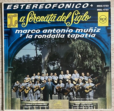 MARCO ANTONIO MUÑIZ & LA RONDALLA TAPATIA -LA SERENATA DEL SIGLO MEXICO LP VG+