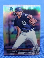 2017 Bowman Chrome mini ADAM RAVENELLE REFRACTOR card DETROIT TIGERS #BCP189