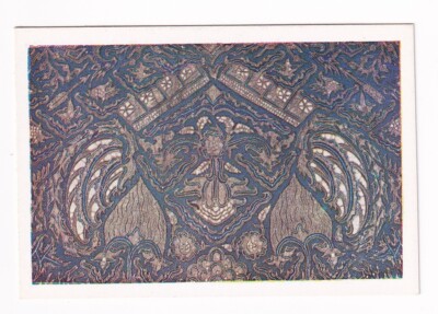 1938 East Indies Trade Card BATIK CLOTH OF JAVA