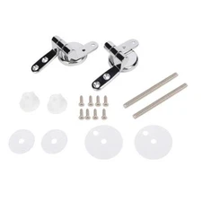 Universal Toilet Seat HingesZinc Alloy Toilet Seat Hinges Kit with Screw Toil...