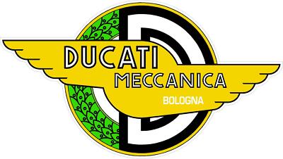 #G233 8'' to 22'' Ducati Meccanica Racing Decal Sticker Fully Laminated Vinyl