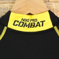 Nike Pro Combat Hyperwarm Compression Shirt Size M Dri Fit Top Men  s Black
