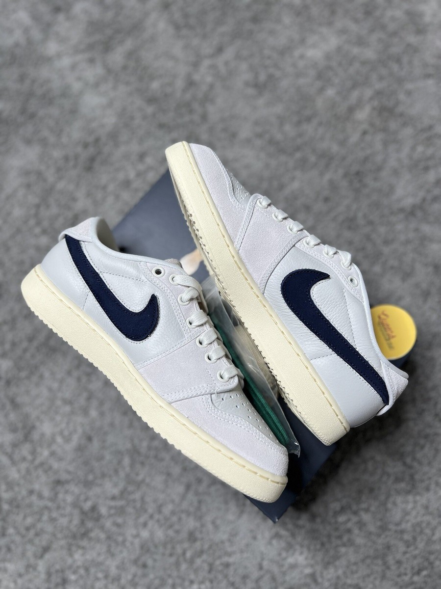 Size 9 - Jordan 1 Retro AJKO Low Sail Muslin 2023 (DZ4864-100) Size 9 Air Jordan Retro AJKO 1 Low Union Sail Leather DZ4864  main image 3