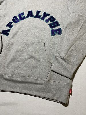 New Supreme Apocalypse Hoodie Heather Gray Color Rare Sz XL 2016