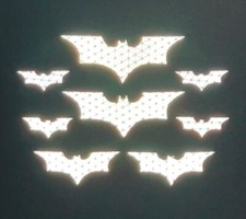 Batman Bike Reflector Decals Dark Knight Reflective Stickers Mailbox Reflectors