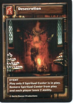 Highlander CCG - The Gathering - Desecration