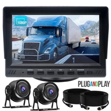 7'' Backup Camera and Monitor Kit System Back Parking Night Vision For Truck RV