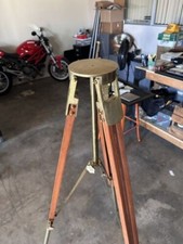 Tripod Antique Large Theater Stage Industrial Nautical Tripod Stand Decorative