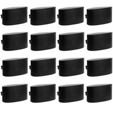 Nuvo Nv6od6bk 6.5" Series Six Outdoor Speakers, Black - 8 Pairs, 16 Speakers