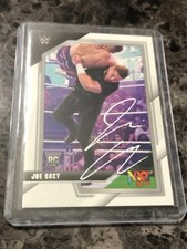Joe Gacy Signed WWE NXT Card