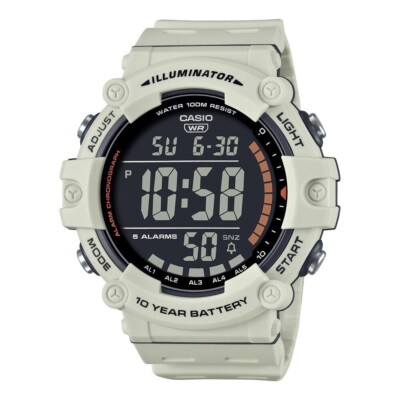 Casio AE-1500WH-8B2VDF HERREN UHR DIGITAL WEISS 50mm UNTERPREIS