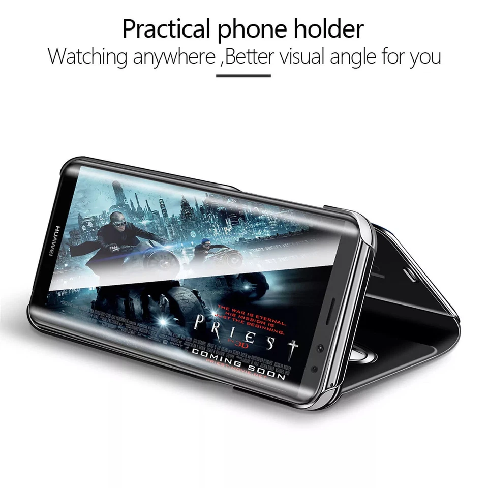 Чехол для Huawei Mate 20 10 Pro P10 P8 Lite умное зеркало вид откидной чехол для телефона - Изображение 3 из 4