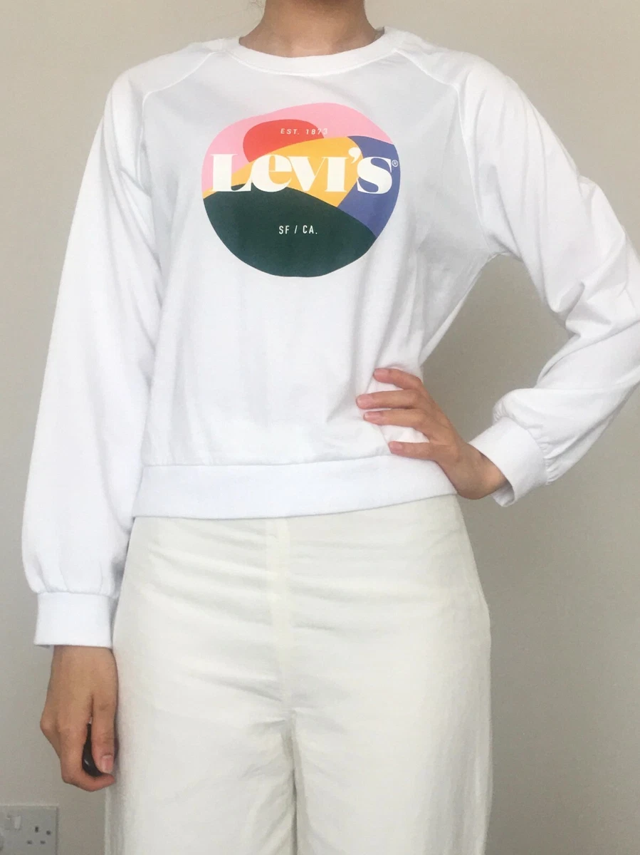Levi s Girls Lightweight Sweatshirt With Circle Logo Age 16 years