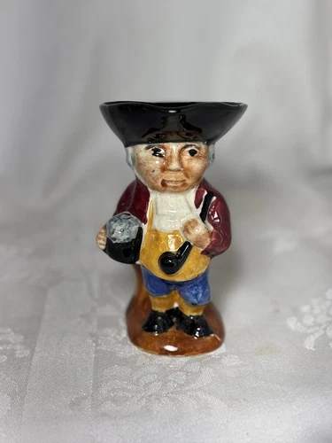 Vintage Staffordshire England Toby Jug Creamer Pitcher 5 in.