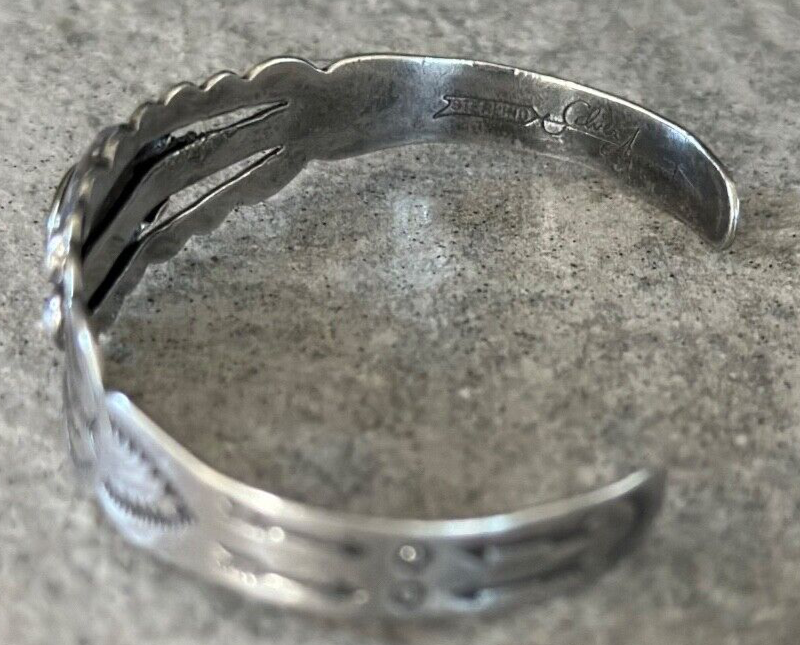 アクセサリー Vintage Fred Harvey SILVER ARROW Bangle Vintage FRED HARVEY ERA SILVER ARROW Co Turquoise Sterling silver