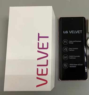 LG Velvet 5G G9 LM-G900VM G900TM G900AM 6/128GB Single SIM 6.8