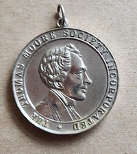 1963 Ireland THOMAS MOORE SOCIETY Silver Medal Paddy Power - near mint condition