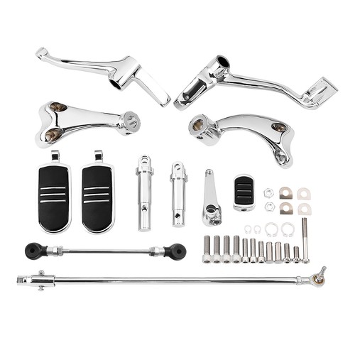Forward Control Footpeg Bracket Fit For Harley Sportster XL883 1200 48 2014-2022 - Picture 6 of 9